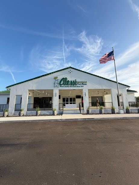 Exterior of the new Alessi Bakery building in Tampa