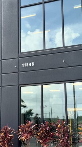 Curtain wall glazing on a commercial building by JEM Glass