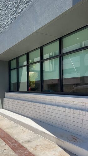 Storefront glass installation by JEM Glass, Tampa